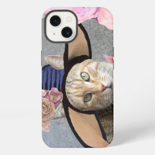 PRINCESS TATUS /ELEGANT CAT,BIG DIVA HAT AND ROSES iPhone CASE