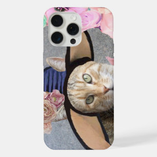 PRINCESS TATUS /ELEGANT CAT,BIG DIVA HAT AND ROSES iPhone CASE