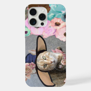 PRINCESS TATUS /ELEGANT CAT,BIG DIVA HAT AND ROSES iPhone CASE