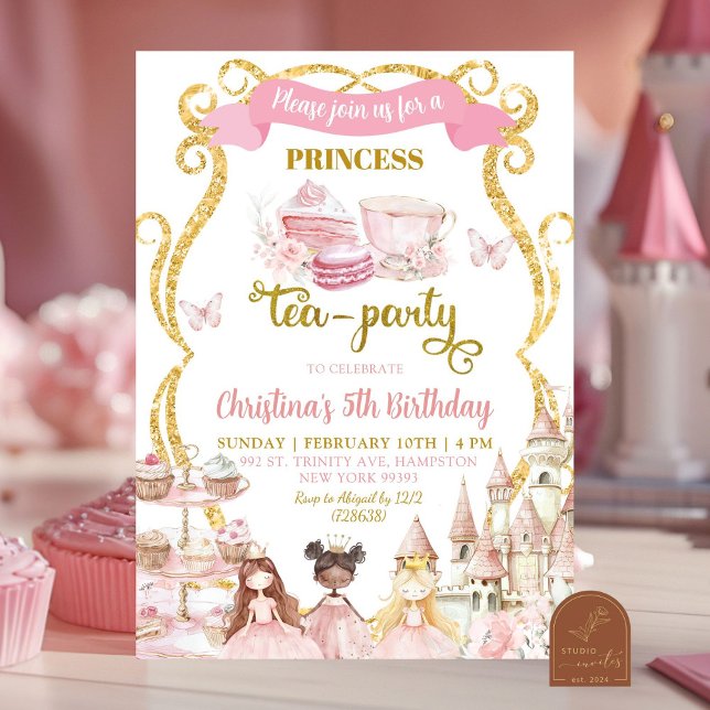 Princess Tea Party Invitation (Creator Uploaded)