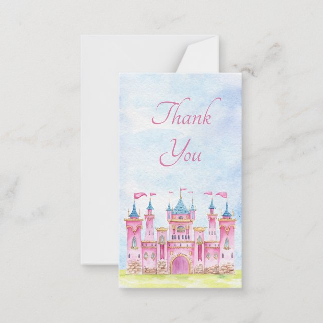 Princess Thank You Card (Front)