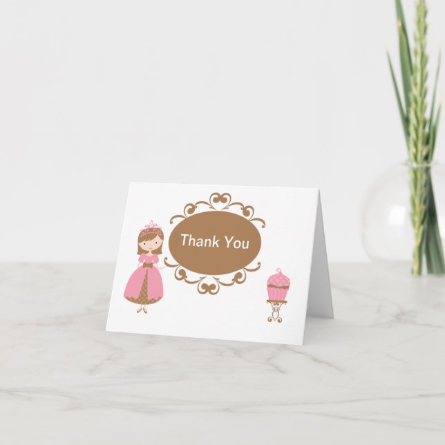 Princess Thank You Card (Front)