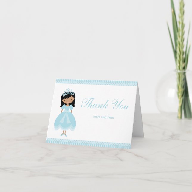 Princess Thank You Card (Front)