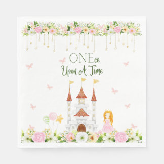Princess Theme Party - First Birthday Napkin