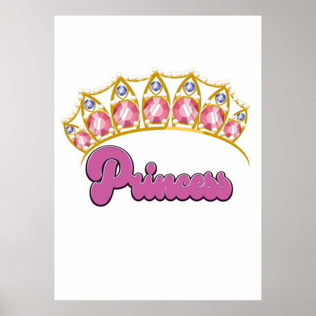 Princess Tiara  logo Poster (Front)