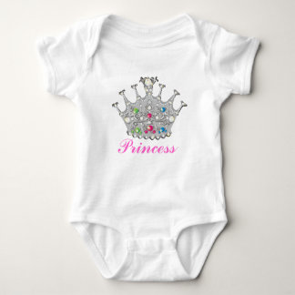 Princess Tiara or Crown Baby Baby Bodysuit