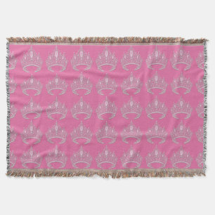 Princess Tiara Throw Blanket