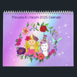 Princess & Unicorn 2025 Calendar Volume 4<br><div class="desc">Celebrate the year with your princess and unicorn friends with this colourful,  joyful,  and whimsical calendar. Give this as gift for the sweet princesses in your life.</div>