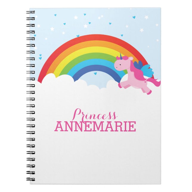 Princess Unicorn Notebook (Front)