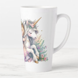 Princess Unicorn Pastel Fairytale Fantasy Latte Mug