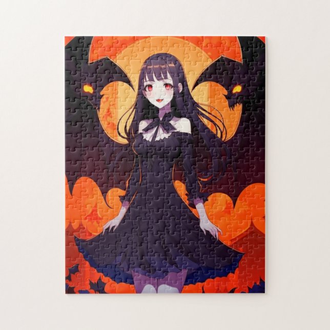 PRINCESS VAMPIRE OF BATS - GOTHIC JIGSAW PUZZLE (Vertical)