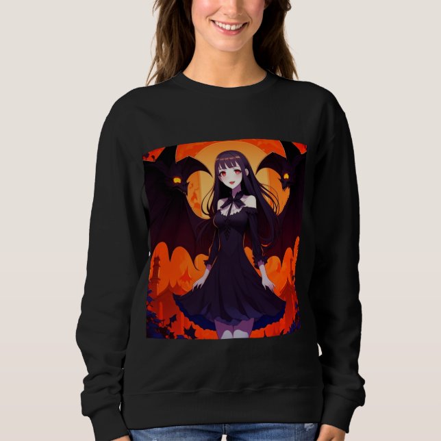 PRINCESS VAMPIRE OF BATS - GOTHIC SWEATSHIRT (Front)