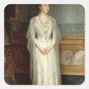 Princess Victoria Eugenie, Queen of Spain Square Sticker