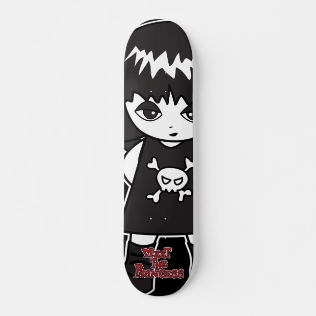 Princess Warning Skateboard (Front)
