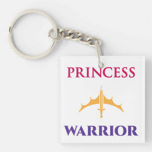 Princess Warrior Keychain