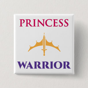 Princess Warrior Pin