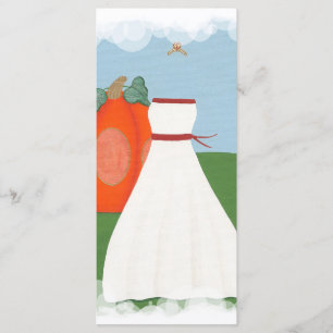 Princess Wedding Dress, Autumn menu cards