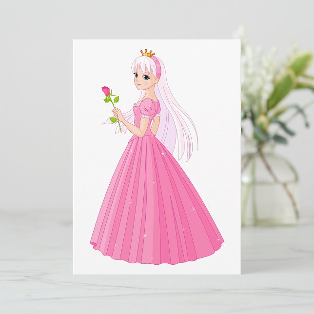 Princess With A Rose Invitations (Creator Uploaded)