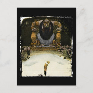 Princess with the Troll King Postcard