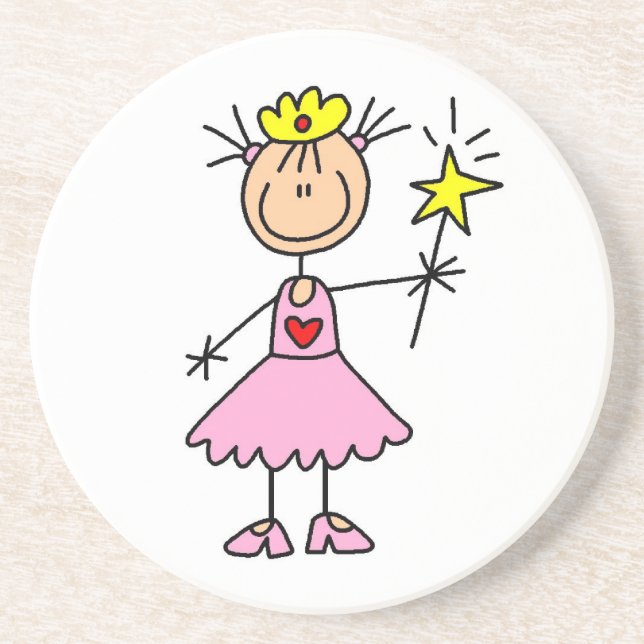 Princess With Wand Coaster (Front)