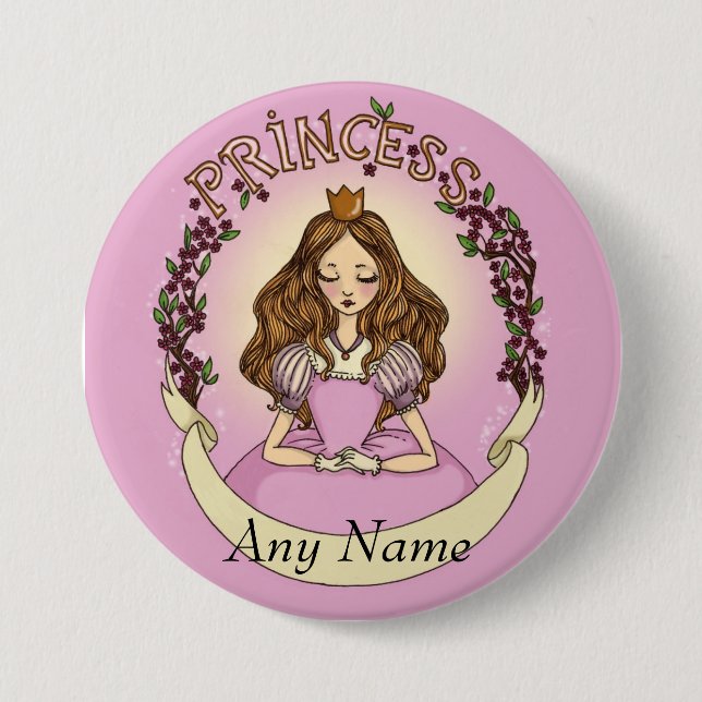 Princesse 7.5 Cm Round Badge (Front)