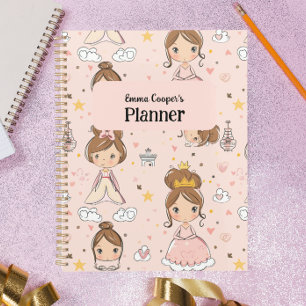 Princesses & Hearts Soft Pastels Kids' Planner