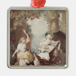 Princesses Mary , Sophia  and Amelia Metal Ornament