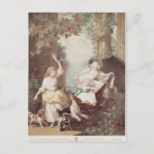 Princesses Mary , Sophia and Amelia Postcard