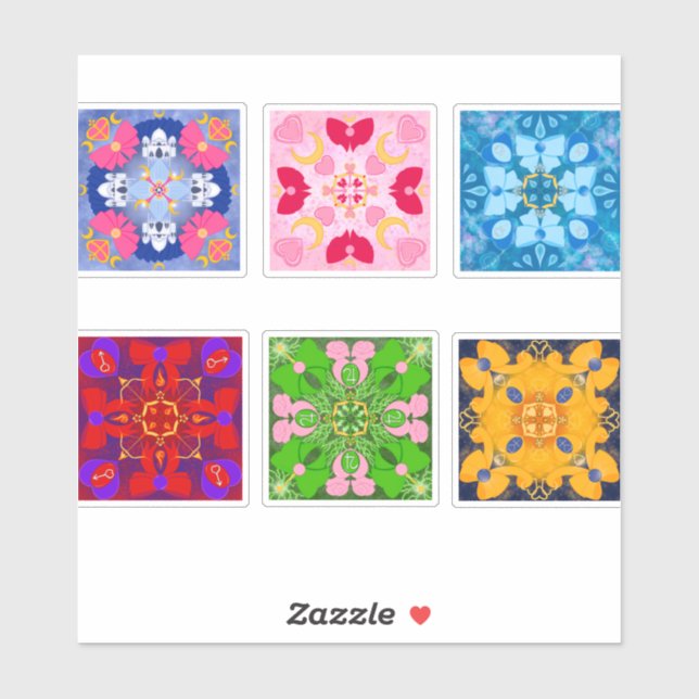 Princesses of the Inner Solar System sticker set (Sheet)