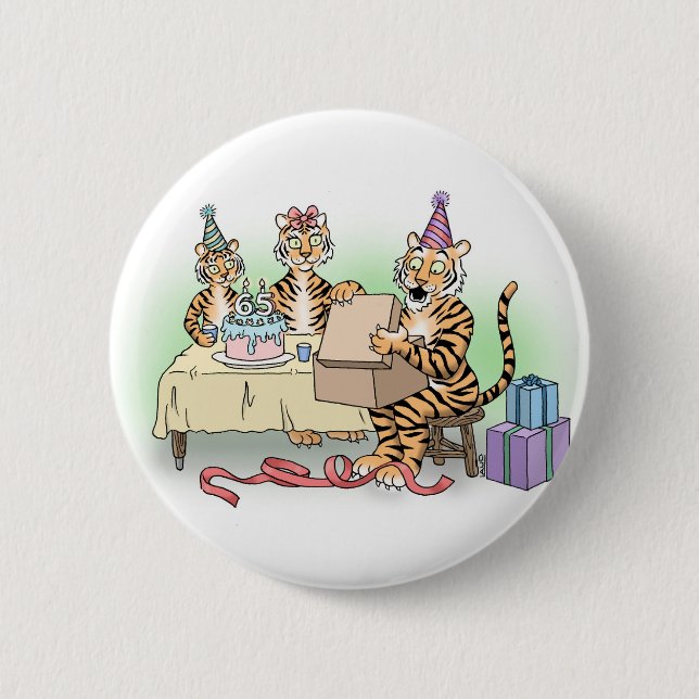 Princeton '78 65th Birthday 2 1/4" 6 Cm Round Badge (Front)