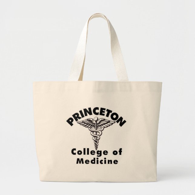 Princeton College of Medicine Large Tote Bag (Front)