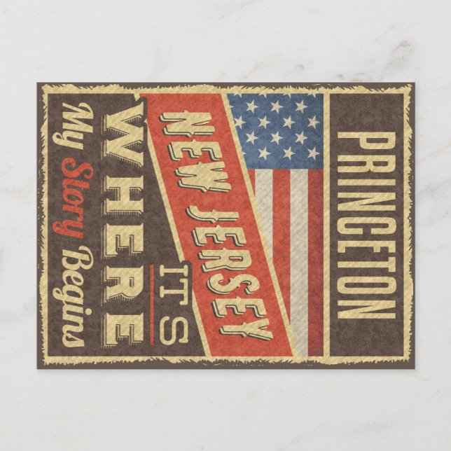 Princeton New Jersey Postcard (Front)