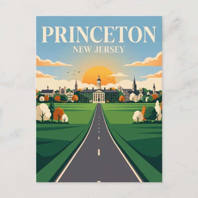 Princeton New Jersey Postcard (Front)