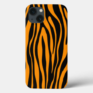 Princeton Orange Zebra Print iPhone 13 Case