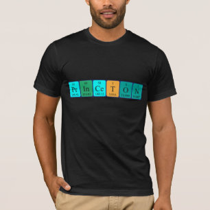 Princeton periodic table name shirt