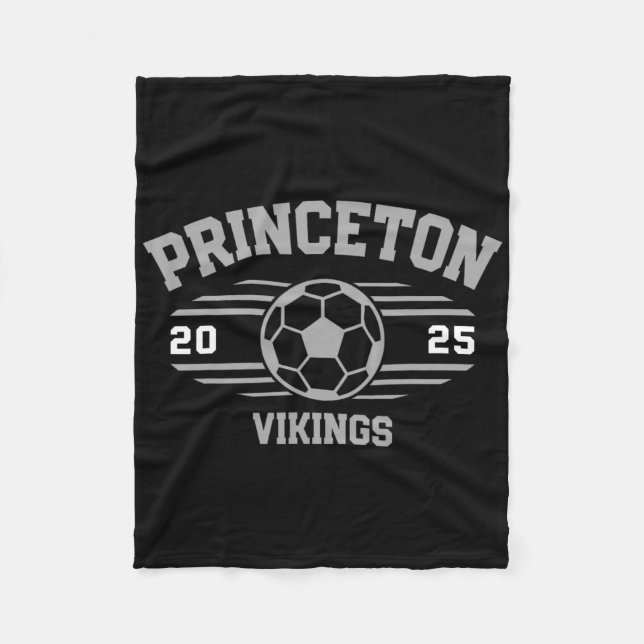 Princeton Vikings Soccer Byll 2025  Fleece Blanket (Front)