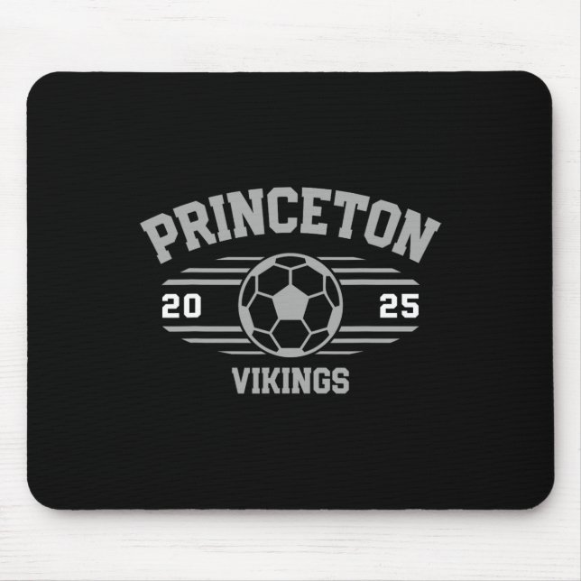 Princeton Vikings Soccer Byll 2025  Mouse Pad (Front)