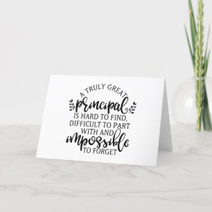 Principal Appreciation Day Ideas Holiday Card