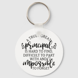 Principal Appreciation Day Ideas Key Ring