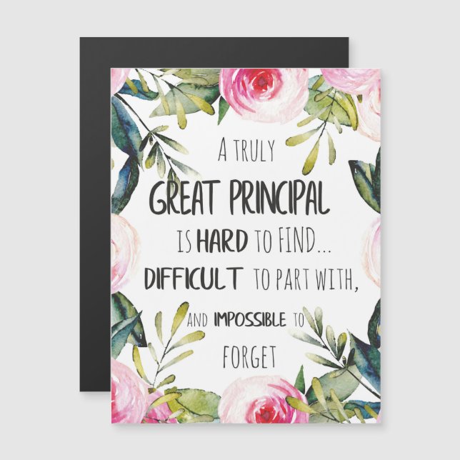 Principal Appreciation Gift Principal Office decor (Front/Back)