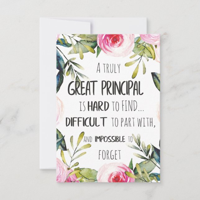 Principal Appreciation Gift Principal Office decor (Front)
