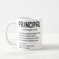 Principal Definition Funny Gift for Teacher