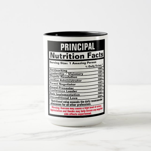 Principal Funny Gift Mug (Center)