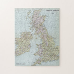 Principal Highroads of the British Isles Jigsaw Puzzle
