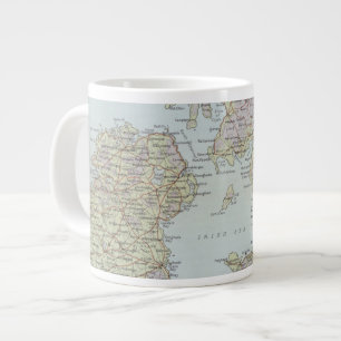 Principal Highroads of the British Isles Large Coffee Mug