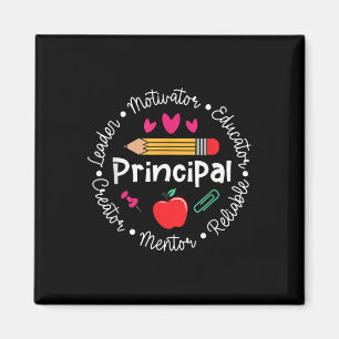 Principal Leader Motivator Funny Back To School Fi Magnet