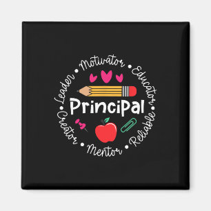 Principal Leader Motivator Funny Back To School Fi Magnet