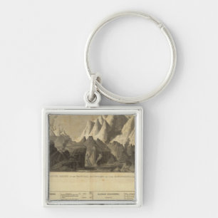 Principal Mountains, &c Throughout The World Key Ring