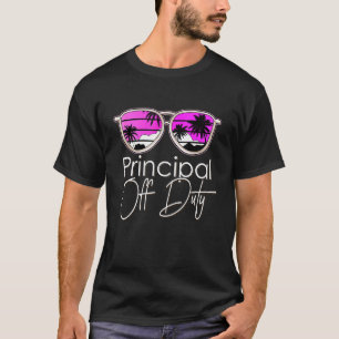 Principal Off Duty Sunglasses Beach Sunset 1 T-Shirt