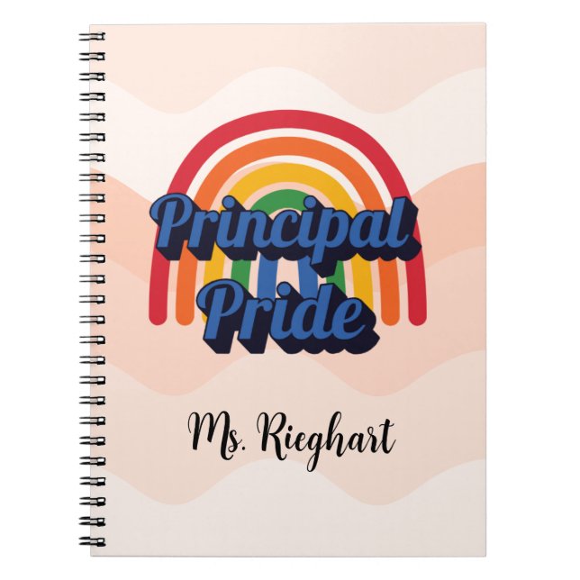 Principal Pride Spiral notebook (Front)